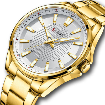 Reloj de Negocios para Hombre con Correa de Acero Inoxidable - Image 3