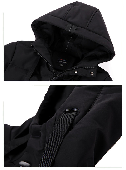 Chamarra de Invierno para Hombre Acolchada con Capucha - Image 10