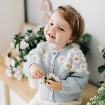 Cardigan de Lana con Bordado para Niños - Image 8