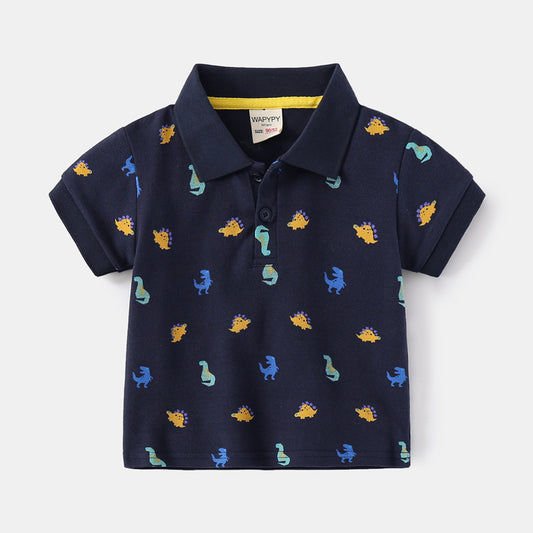 Camisa Infantil de Cuello Solapa y Manga Corta - Image 2