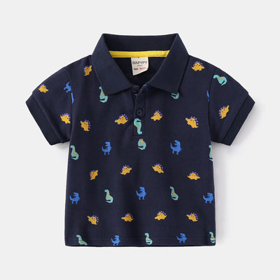 Camisa Infantil de Cuello Solapa y Manga Corta - Image 2