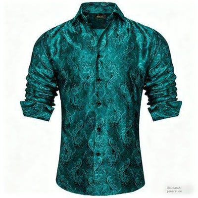 Camisa Casual Deportiva Holgada con Solapa para Hombre - Image 34