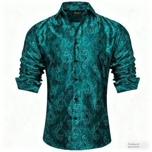 Camisa Casual Deportiva Holgada con Solapa para Hombre - Image 34