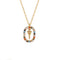 Sterling Plateado Letter Necklace Female Niche Design Sense Y