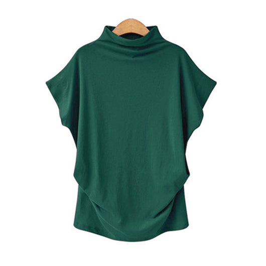 Blusa Cuello Alto con Mangas Murciélago - Image 23