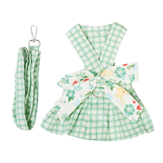 Vestido Arnés para Perro Pequeño Verano con Correa - Ropa Chihuahua y Mascotas - Image 2