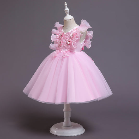 Vestido de Princesa Coreano Esponjoso para Niñas - Disfraz de Boda - Image 2