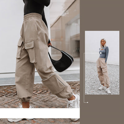 Pantalones Deportivos Holgados Reforzados para Mujer - Image 8