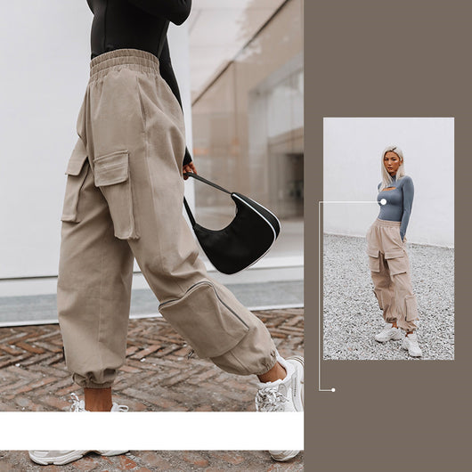 Pantalones Deportivos Holgados Reforzados para Mujer - Image 8