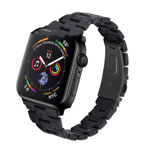 Reloj Inteligente Slim de Resina con Acero Inoxidable y Tres Cuentas