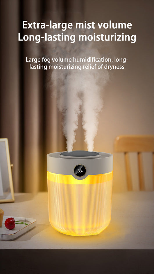 Humidificador Digital 2L con Pantalla LED y Doble Nebulización USB Silencioso - Image 12