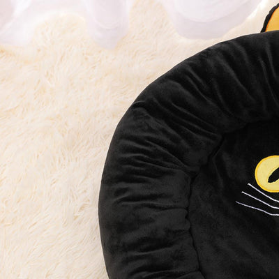 Cama Nido para Gatos en Forma de Gato Negro - Cómoda y Acogedora con Soporte Cervical - Image 11
