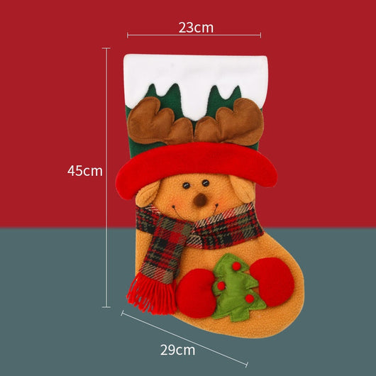 Medias Navideñas Decorativas - Juego de Tamaños Grande, Mediano y Pequeño - Image 24