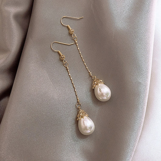 Aretes de Plata 925 con Perla - Diseño Largo y Elegante - Image 16