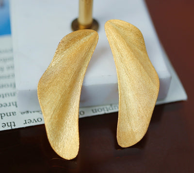 Aretes de Plata 925 Plateados con Acabado Cepillado - Image 10