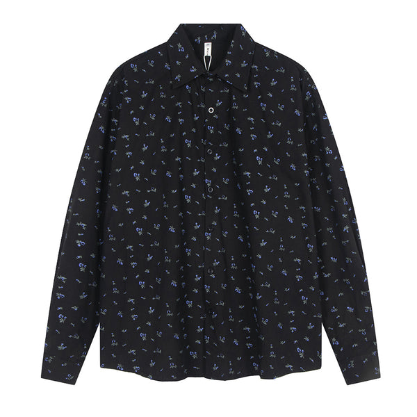 Camisa Floral Suelta Estampada Unisex - Image 4