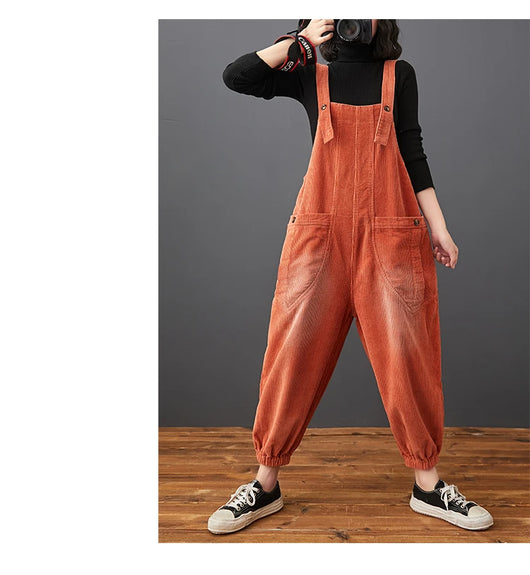 Overol Plus Size con Bolsillos Grandes - Efecto Reductor de Silueta - Image 7