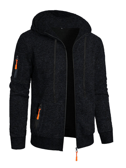 Suéter Deportivo con Capucha y Textura Jacquard para Hombre - Image 21