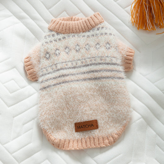 Suéter Diamante para Perros Pequeños - Abrigo Cálido para Otoño e Invierno - Image 9