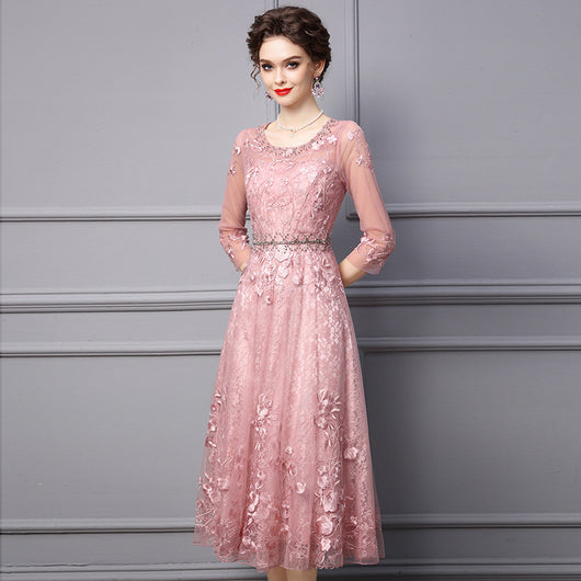 Vestido Largo Elegante con Diamantes para Ocasiones Formales - Image 23