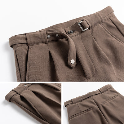 Pantalones de Traje de Lana Coreano Casual Hombre Madurez - Image 4