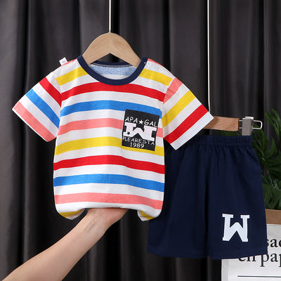 Conjunto de Dos Piezas en Algodón con Mangas Cortas para Niños y Niñas - Image 18