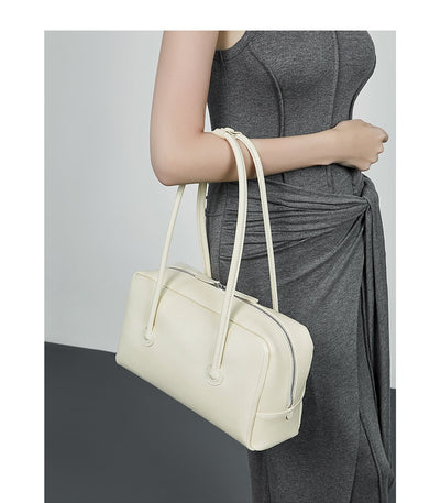 Bolso Boston de Cuero Genuino para Mujer - Portátil y Elegante - Image 20