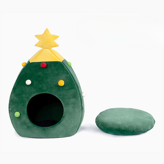 Cama Cueva Térmica para Gatos y Perros - Nido Navideño Cómodo y Lavable - Image 3