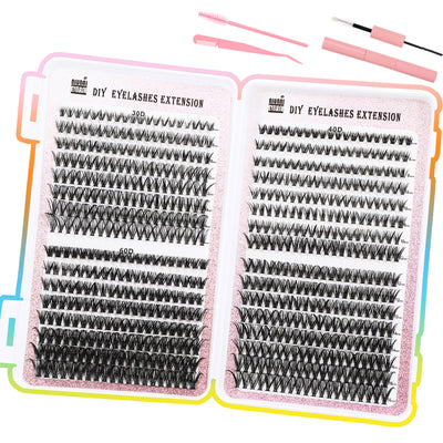Set de 640 Pestañas Segmentadas en Libro de 32 Filas - Volumen Profesional - Image 23