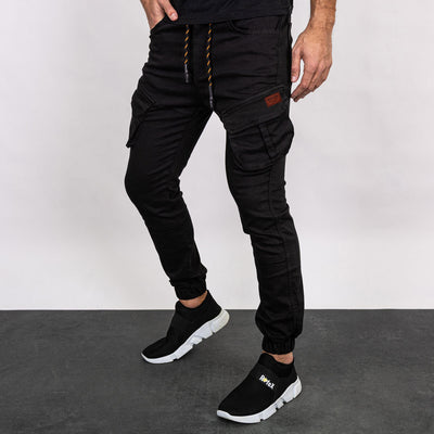 Pantalones Casuales de Color Sólido para Hombre - Overol Versátil - Image 9