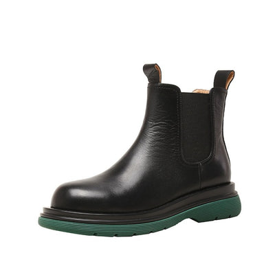 Botas Martin de Suela Gruesa con Elástico Caña Baja - Image 3