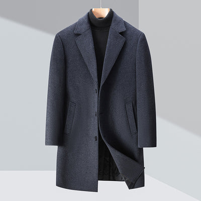Abrigo Tipo Trinchera de Lana para Hombre - Estilo Ejecutivo - Image 3