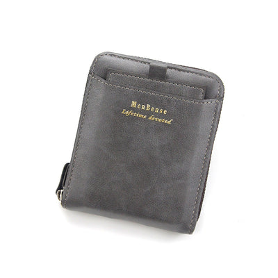 Billetera Compacta para Hombre con Múltiples Compartimentos y Cierre de Cremallera - Image 4