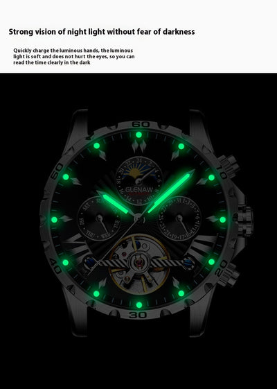 Reloj Automático Mecánico para Hombre con Diseño Calado - Image 16