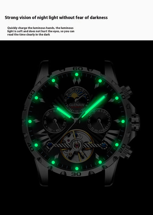 Reloj Automático Mecánico para Hombre con Diseño Calado - Image 16
