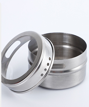 Frasco de Especias de Acero Inoxidable con Visor Transparente - Image 33