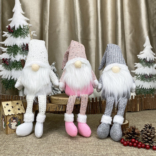 Muñeco Papá Noel Estilo Nórdico para Ventanas y Decoración Navideña - Image 13