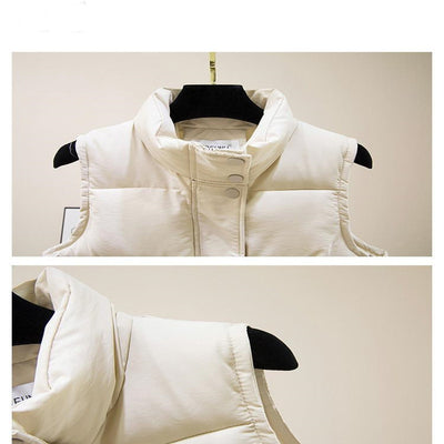Chaleco Acolchado de Algodón para Mujer - Abrigo Otoño e Invierno - Image 11