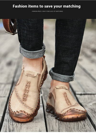 Zapatos Casuales Slip-on de Cuero Reforzado Premium - Image 14