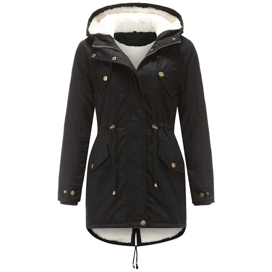 Abrigo Parka Grueso para Mujer con Capucha y Forro Polar - Image 6