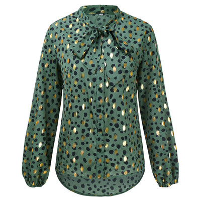 Blusa de Gasa Manga Larga para Otoño e Invierno - Image 13