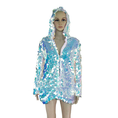 Chaqueta Brillante con Lentejuelas y Luz LED Integrada - Image 7
