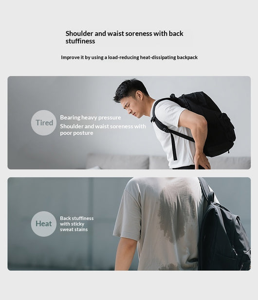 Mochila Ejecutiva Multifuncional para Hombre con Descarga de Peso - Image 21