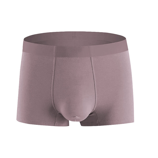 Calzoncillos Hombre Talla Grande Algodón Puro Sin Marcas Ángulo Plano Textura Modal