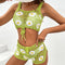 Traje de Baño Bikini con Chaleco Floral
