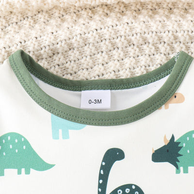 Pijama Dinosaurio Adorable y Cómodo para Bebé - Image 3