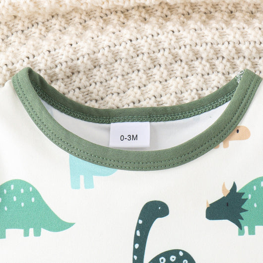 Pijama Dinosaurio Adorable y Cómodo para Bebé - Image 3