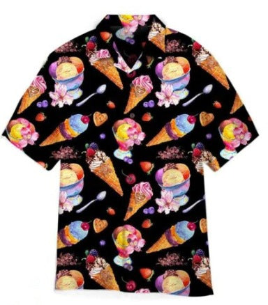 Camisa Estampada Elástica de Fibra de Acetato para Hombre - Image 21