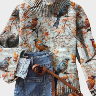 Cardigan Hoodie Casual con Estampado Abstracto