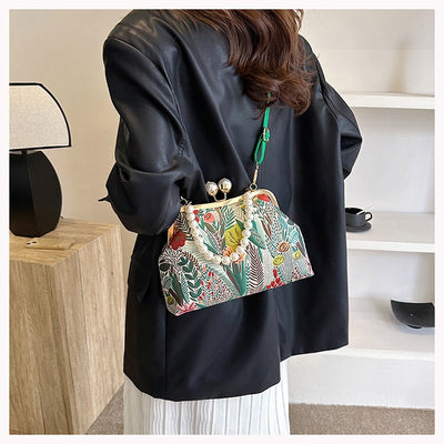Bolso de Mano Vintage Estilo Pastoral para Mujer - Image 12